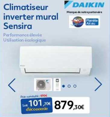 Climatiseur Inverter Mural Sensira