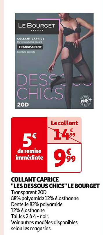 collant caprice "les dessous chics" le bourget