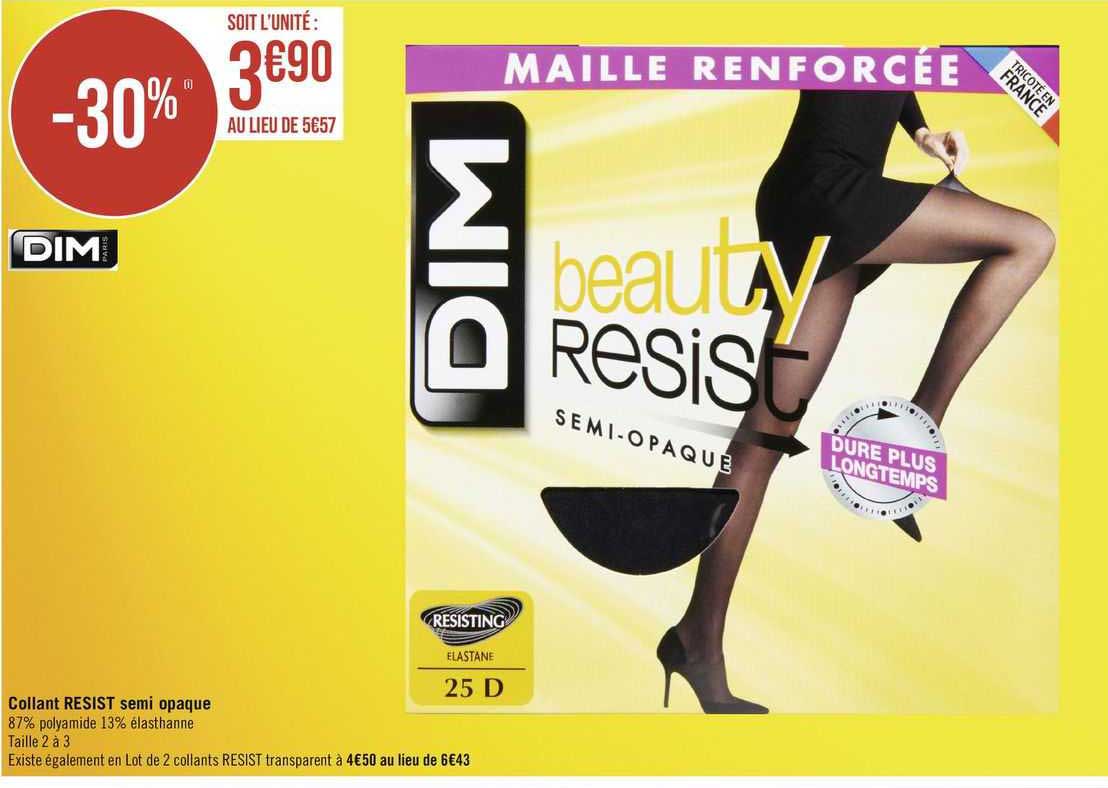 collant resist semi opaque