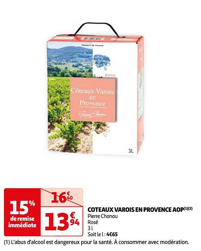côteaux varois en provence aop pierre chanau
