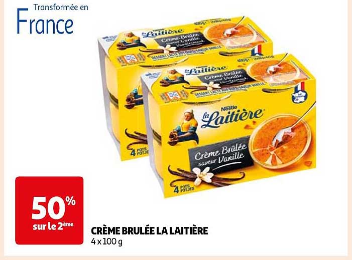 crème brulée la laitière