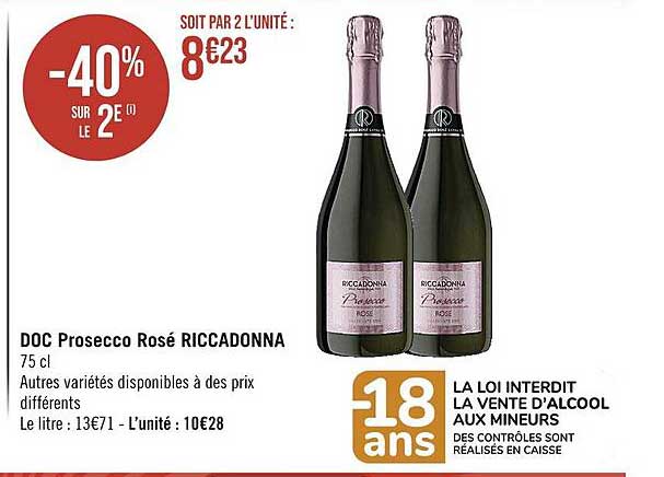 Doc Prosecco Rosé Riccadonna