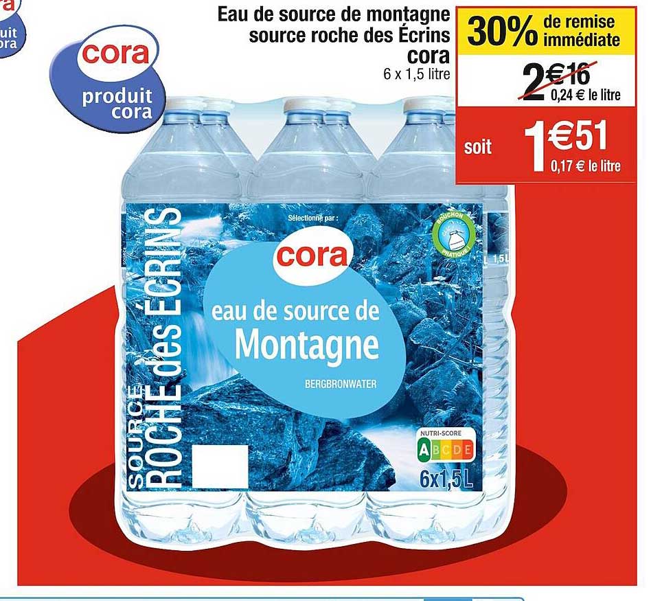 Eau De Source De Montagne Source Roche Des écrins Cora