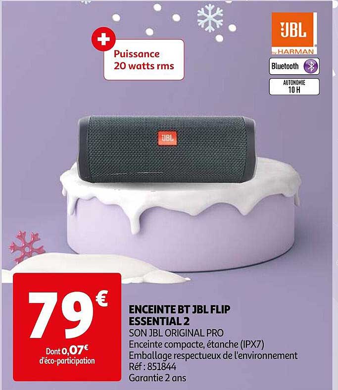 enceinte bt jbl flip essential 2