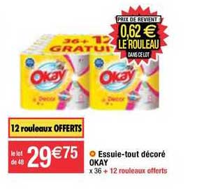 essuie-tout décoré okay