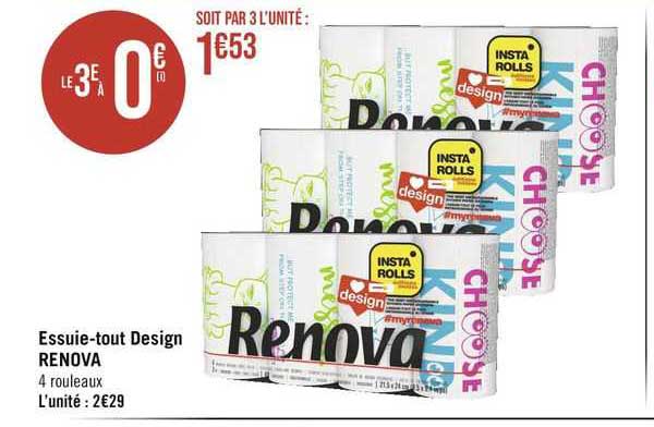 essuie-tout design renova