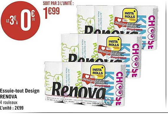 essuie-tout design renova