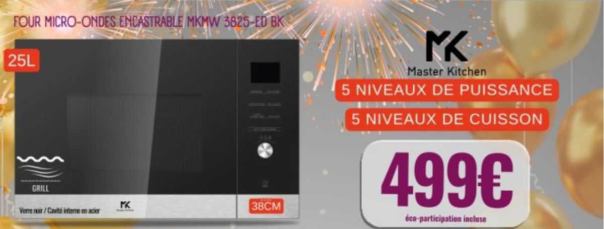 four micro-ondes encastrable master kitchen