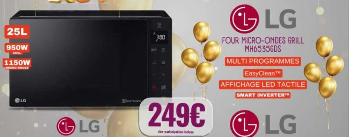 four micro-ondes grill lg