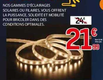 gammes d'éclairages solaires ou filaires