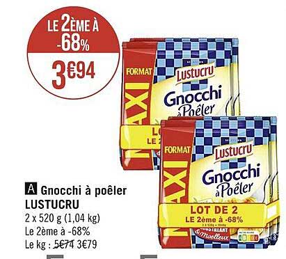 Gnocchi à Poêler Lustucru