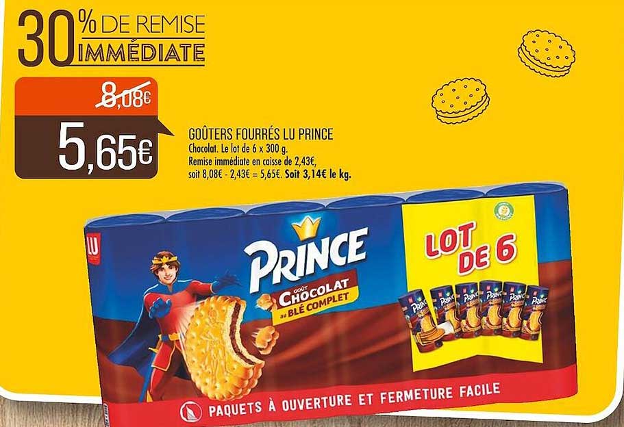 Goûters Fourrés Lu Prince
