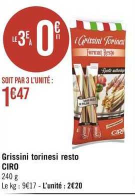 grissini torinesi resto ciro