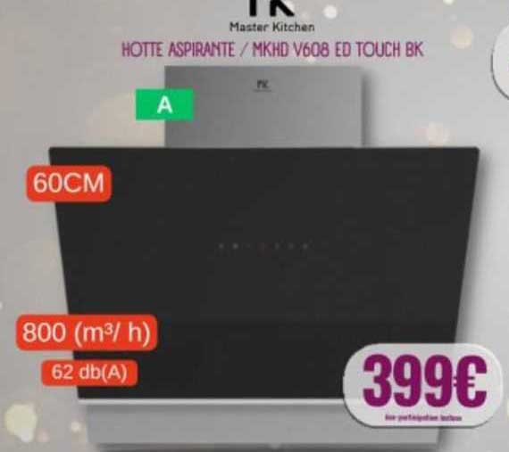 hotte aspirante master kitchen