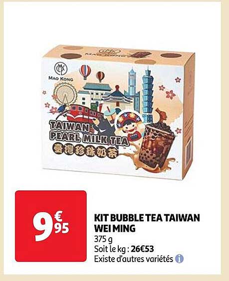 kit bubble tea taiwan wei ming