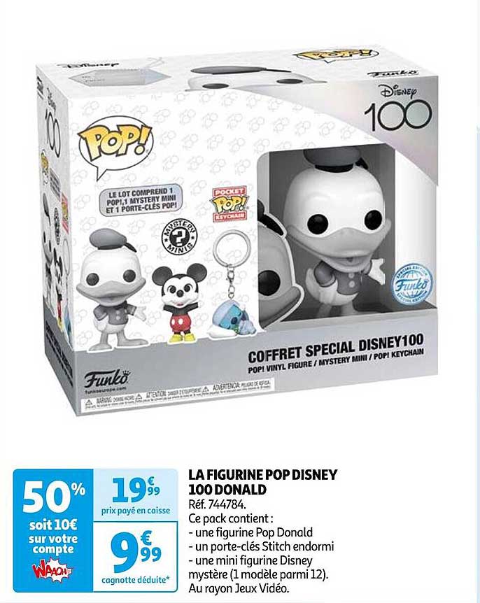 la figurine pop disney 100 donald