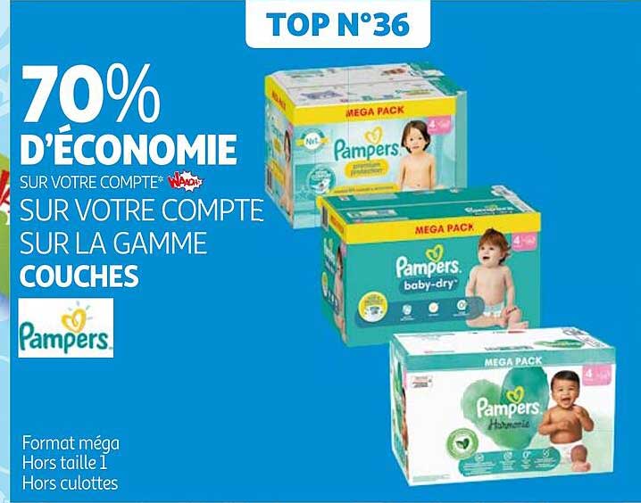 La Gamme Couches Pampers