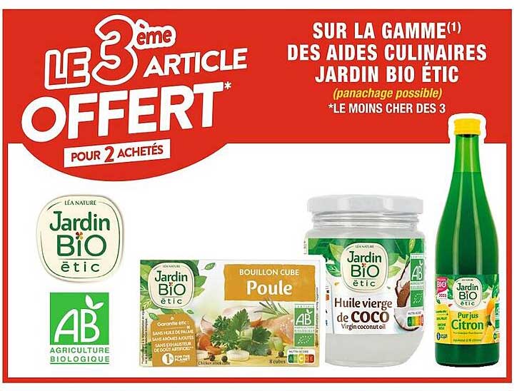 la gamme des aides culinaires jardin bio étic