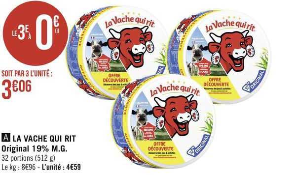 la vache qui rit original 19% m.g.