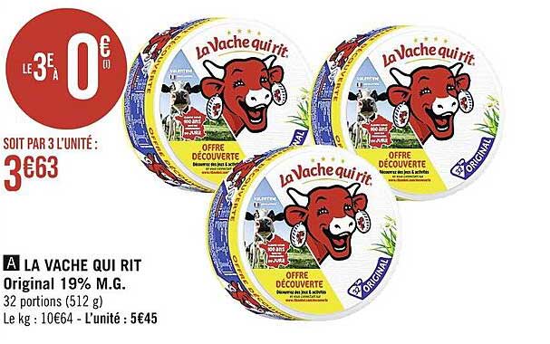 la vache qui rit original 19% m.g.