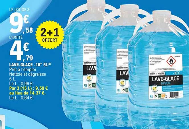 lave-glace -10° 5 l