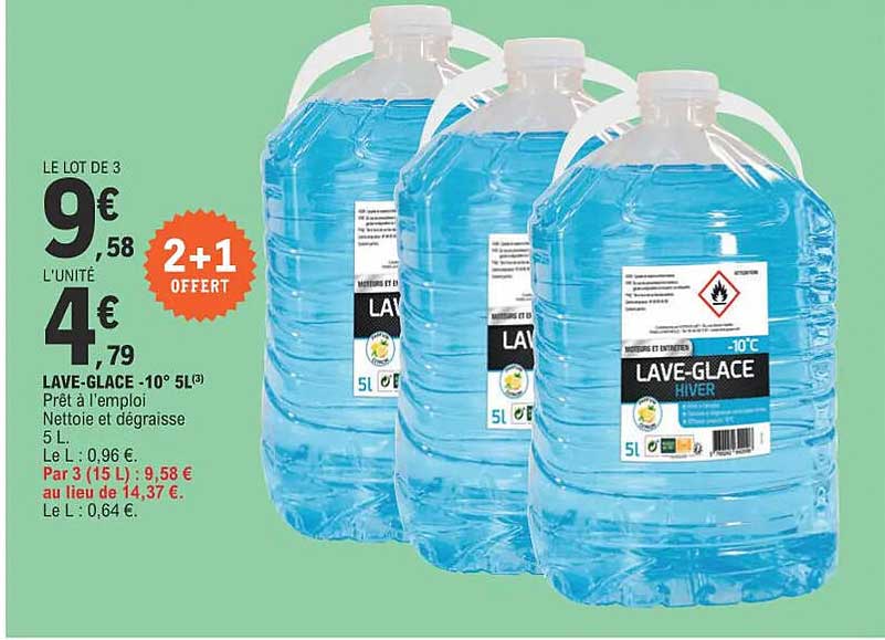 lave-glace -10° 5 l