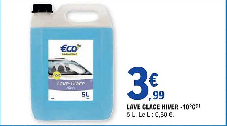 lave glace hiver -10°c