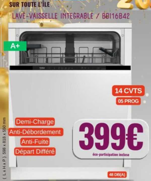 lave-vaisselle integrale / bdi16b42