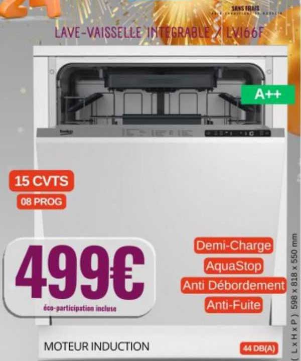 lave-vaisselle integrale / lvi66f