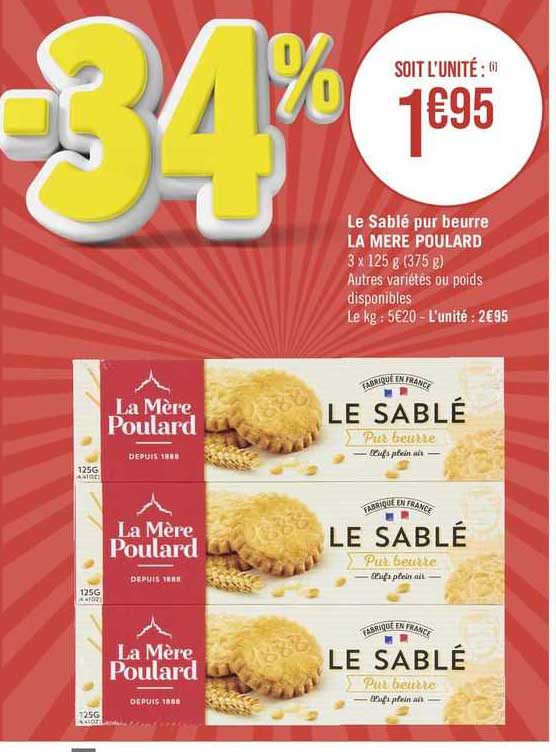 le sablé pur beurre la mère poulard