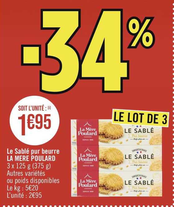 le sablé pur beurre la mère poulard