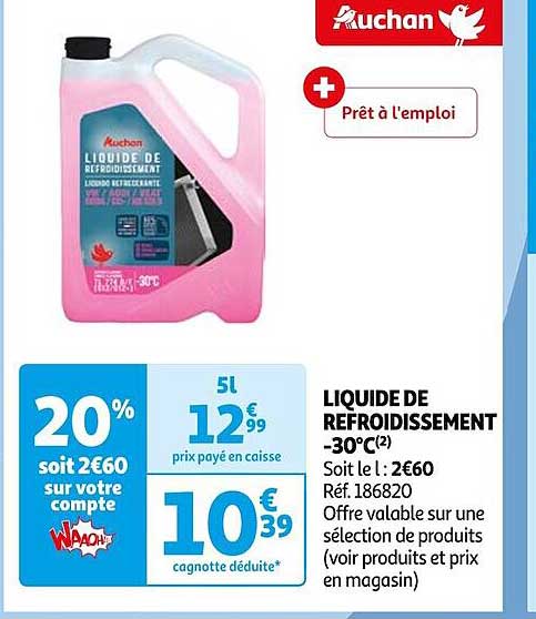 Liquide De Refroidissement Auchan