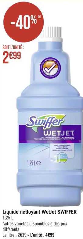 Liquide Nettoyant Wetjet Swiffer