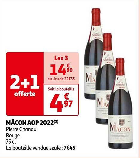 mâcon aop 2022 pierre chanau rouge