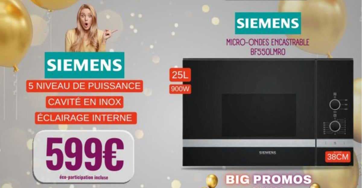 micro-ondes encastrable siemens