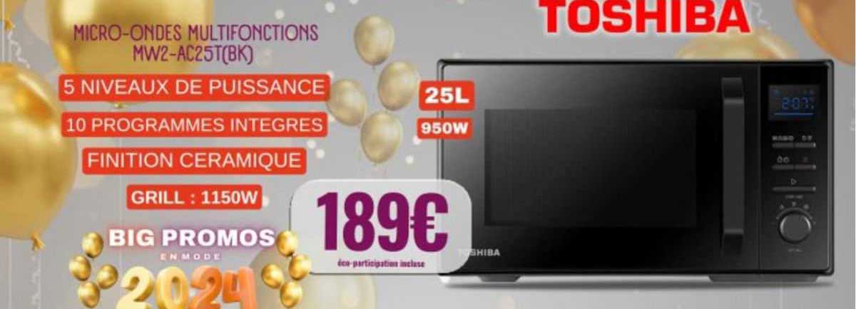 micro-ondes multifonctions toshiba