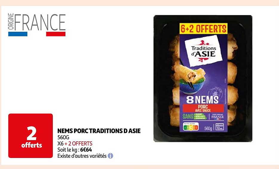 nems porc traditions d'asie
