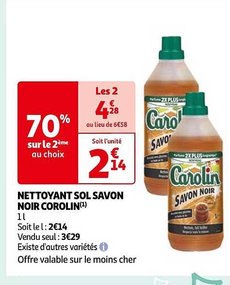 Nettoyant Sol Savon Noir Corolin