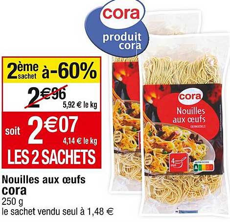Nouilles Aux œufs Cora