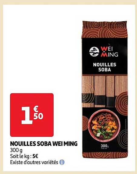 nouilles soba wei ming