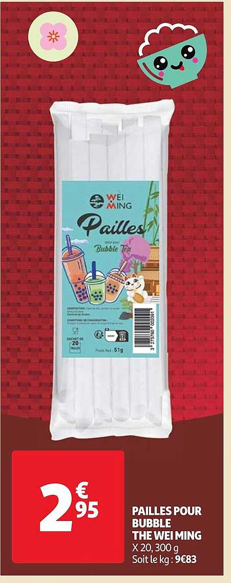 pailles pour bubble the wei ming