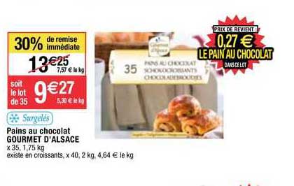 Pains Au Chocolat Gourmet D'alsace