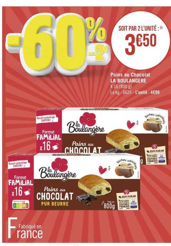 pains au chocolat la boulangerie