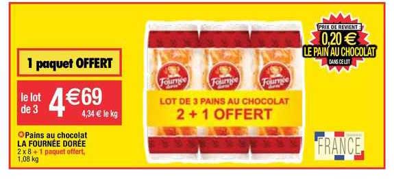 pains au chocolat la fournée dorée