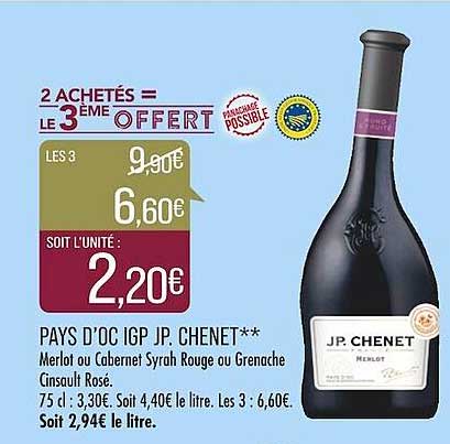 pays d'oc igp jp chenet