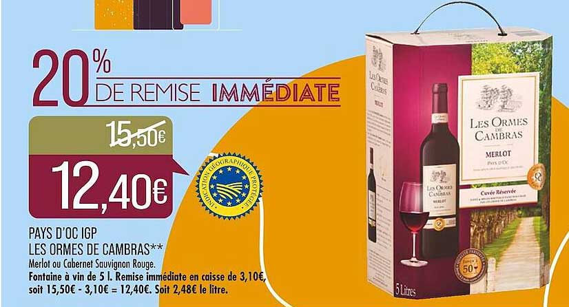 pays d'oc igp les ormes de cambras