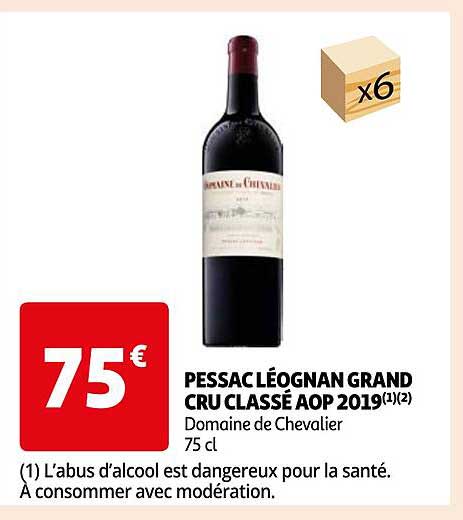 pessac léognan grand cru classé aop 2019 domaine de chevalier