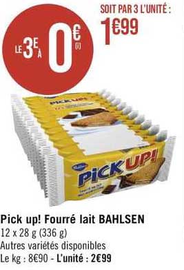pick up! fourré lait bahlsen