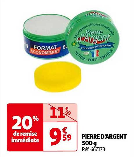 pierre d'argent 500 g