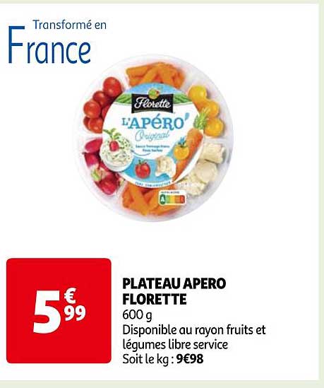 Plateau Apéro Florette